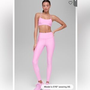 NWT ALO yoga high waist airlift leggings in candy heart pink size small